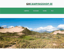 Tablet Screenshot of ghcampingshop.se